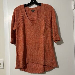 Lilla P Textured Knit in Warm Orange